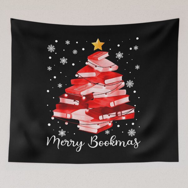Item preview, Merry Bookmas Christmas Book Lover Tee Readers & Librarians Women  designed and sold by MoCalli.