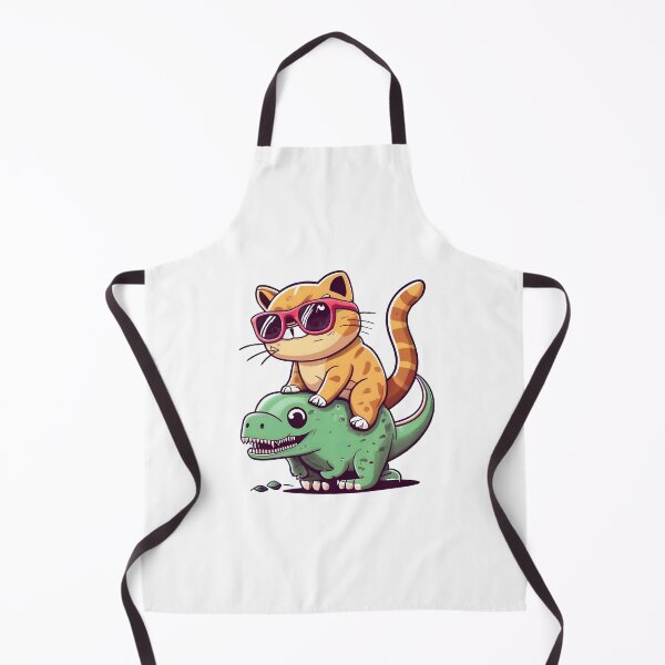 Item preview, cute dino cat designed and sold by SabyDigitalArt.