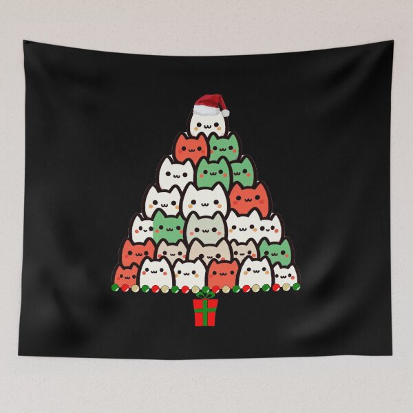 Item preview, Cat Christmas Tree For Kitten Lover Family Funny Cats Xmas designed and sold by Sasikharn.