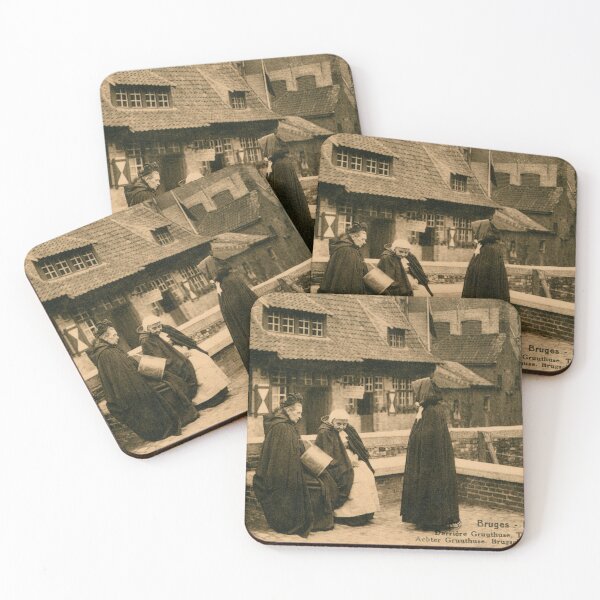 Item preview, Historical Bruges Gruuthuuse and typical women designed and sold by aapshop.