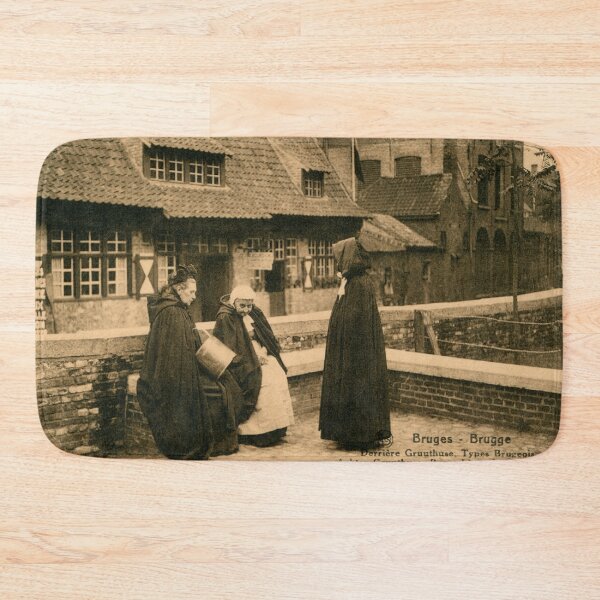 Item preview, Historical Bruges Gruuthuuse and typical women designed and sold by aapshop.