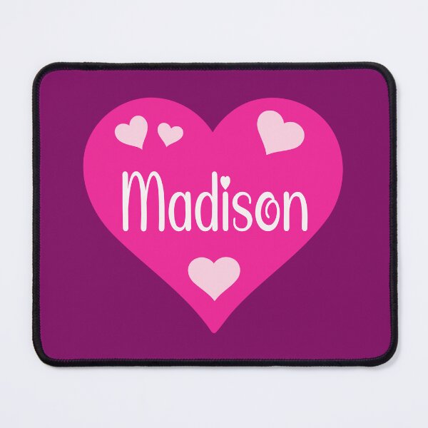 Item preview, Madison Name Pink Heart designed and sold by Jeallan Designs.