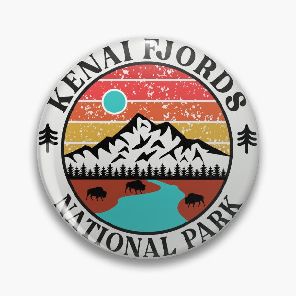 Item preview, Kenai Fjords National Park-Vintage designed and sold by nature-space.