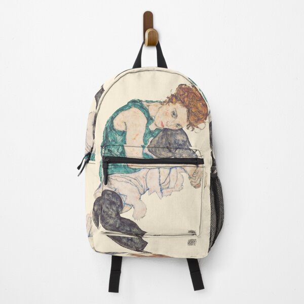 Item preview, Seated Woman With Legs Drawn Up , by Egon Schiele - Original colores designed and sold by MINDTHECHERRY.
