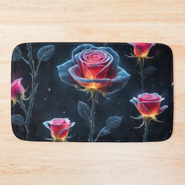 Item preview, space Rose flower, shine glow,  designed and sold by aipaint.