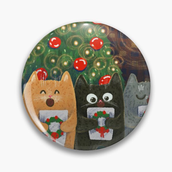 Item preview, Cat Caroling designed and sold by Julia Sol.