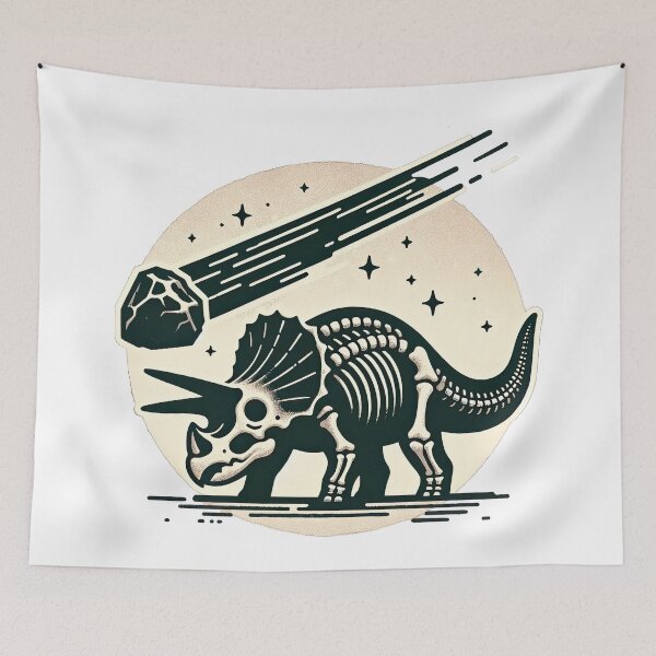 Item preview, Triceratops and the meteor :(  designed and sold by betes-etranges.