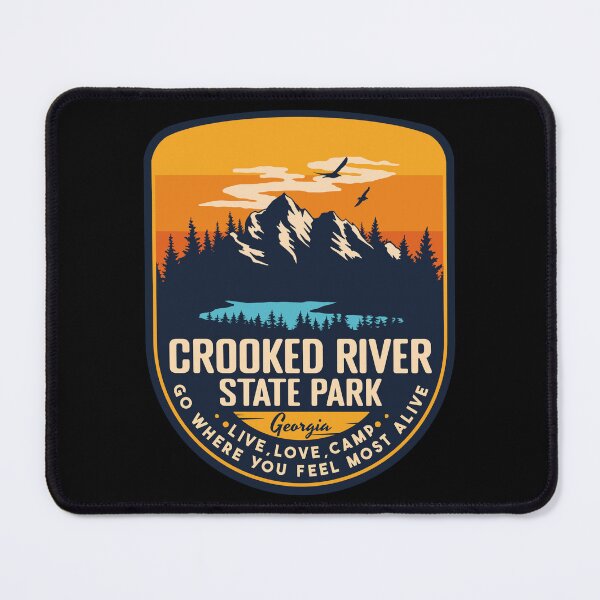 Item preview, Crooked River State Park Georgia GA Badge Forest and Wilderness designed and sold by mountainfad.