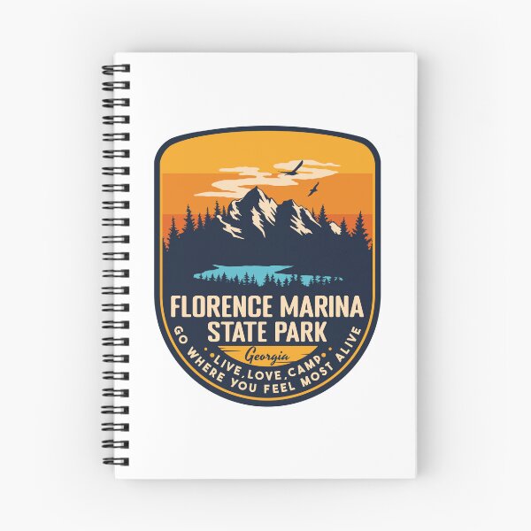 Item preview, Florence Marina State Park Georgia GA Badge Forest and Wilderness  designed and sold by mountainfad.