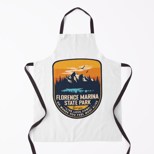 Item preview, Florence Marina State Park Georgia GA Badge Forest and Wilderness  designed and sold by mountainfad.
