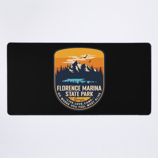 Item preview, Florence Marina State Park Georgia GA Badge Forest and Wilderness  designed and sold by mountainfad.