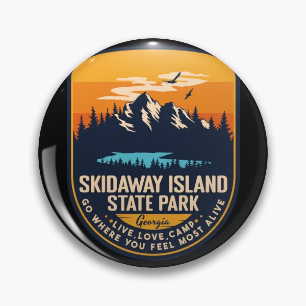Item preview, Skidaway Island State Park Georgia GA Badge Forest and Wilderness  designed and sold by mountainfad.