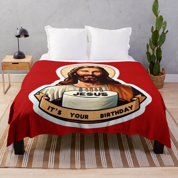 Item preview, Jesus It's Your Birthday designed and sold by plushism.