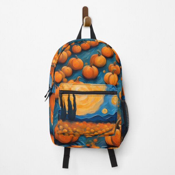Item preview, Pumpkin Field in Van Gogh style designed and sold by MadamEnne.