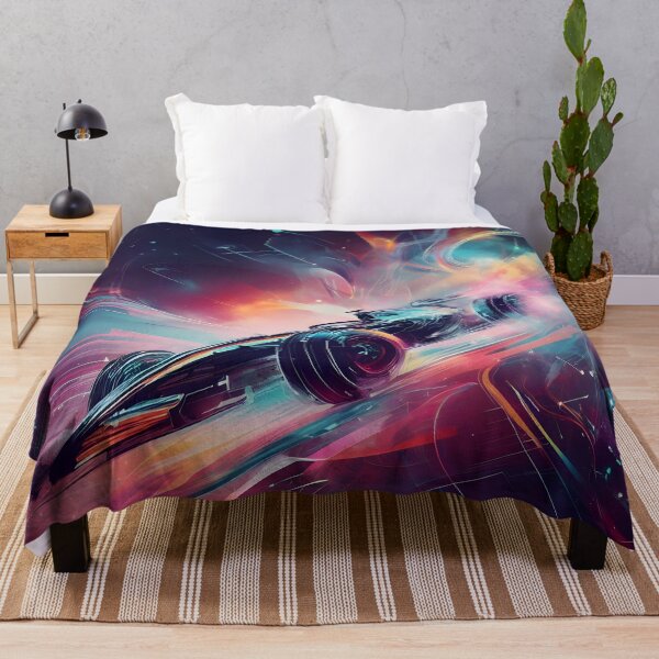 Item preview, Nebular ethereal futuristic race car designed and sold by AI-Only Creations.