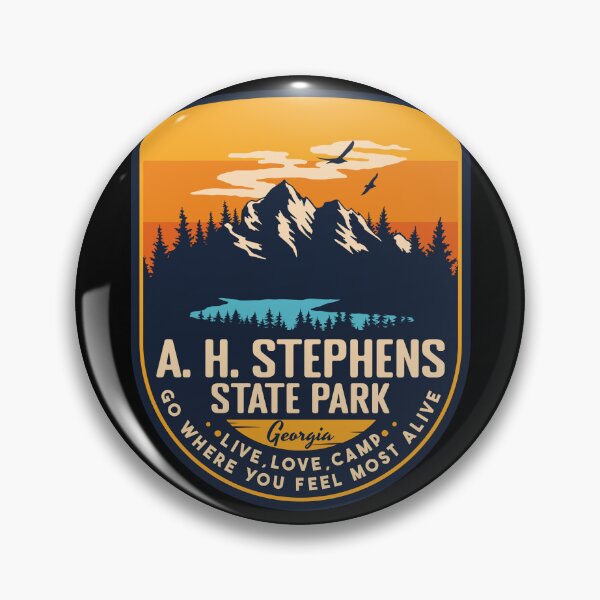 Item preview, A. H. Stephens State Park Georgia GA Badge Forest and Wilderness  designed and sold by mountainfad.