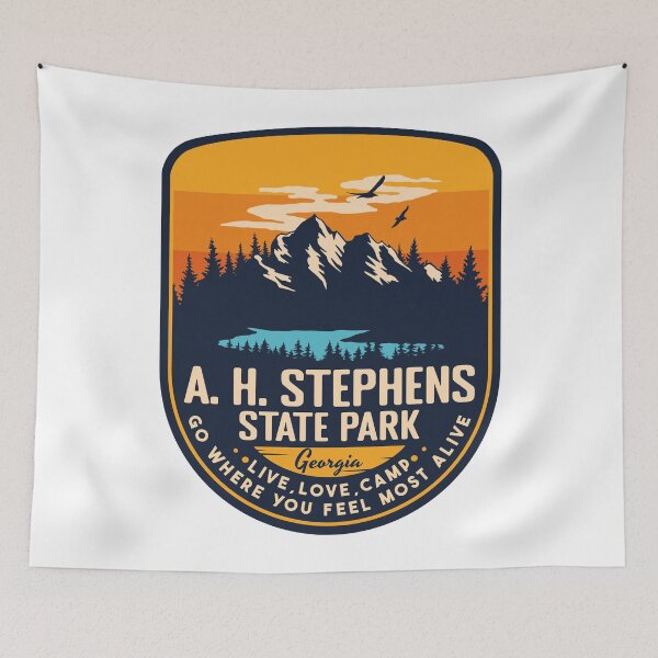 Item preview, A. H. Stephens State Park Georgia GA Badge Forest and Wilderness  designed and sold by mountainfad.