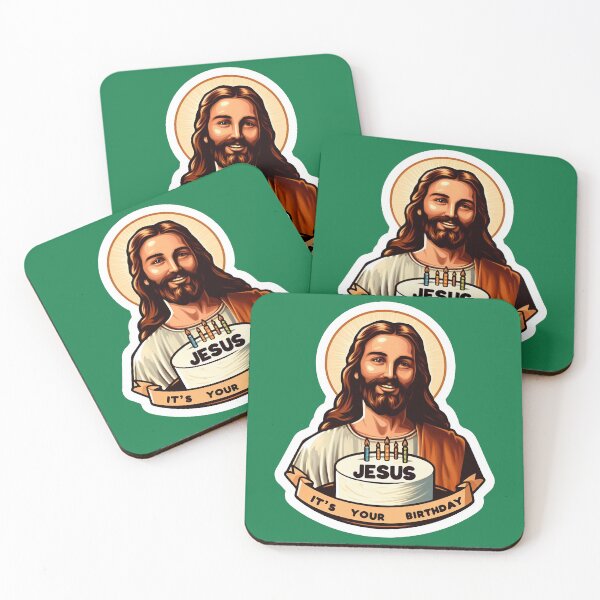 Item preview, Jesus It's Your Birthday designed and sold by plushism.