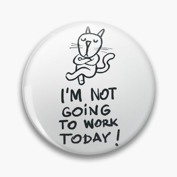 Item preview, Lazy cat - not going to work designed and sold by motylanoga.