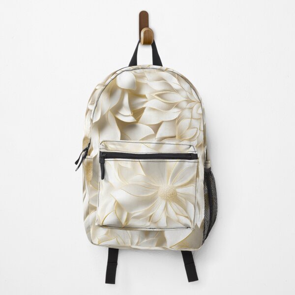 Item preview, Elegant Floral Pattern, In The Style Of Light White And Gold designed and sold by Vic Torys ☆.