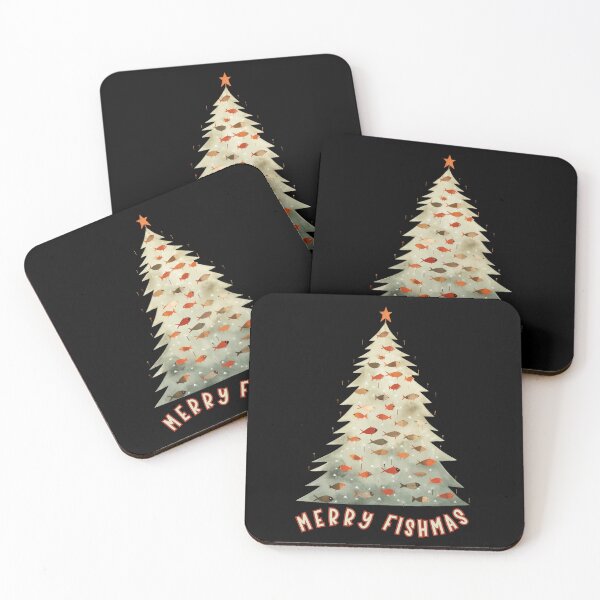 Item preview, Merry Fishmas Christmas Tree, Fish Funny Fishing designed and sold by DiamondPixel.