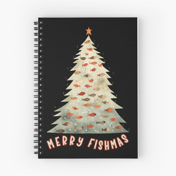 Item preview, Merry Fishmas Christmas Tree, Fish Funny Fishing designed and sold by DiamondPixel.