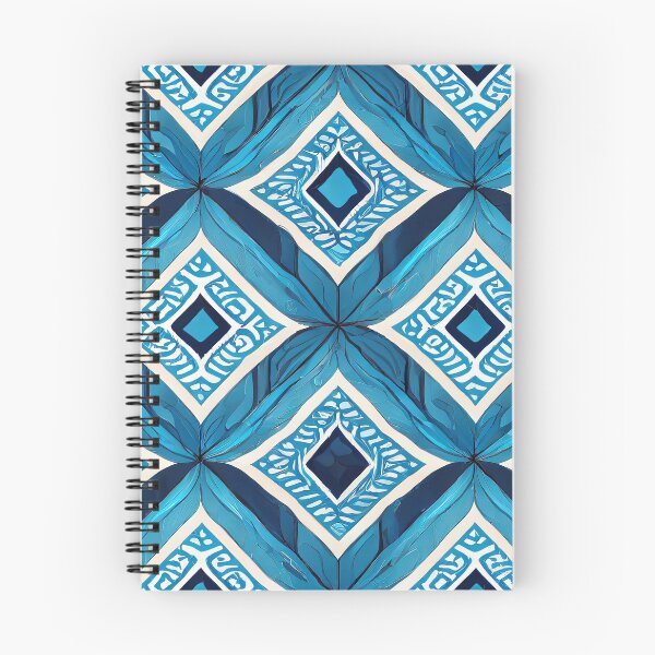 Item preview, Blue symmetrical boho patterns 93143 b xl designed and sold by pASob-dESIGN.