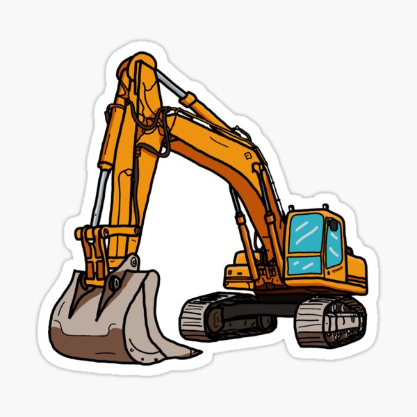 Item preview, Excavator Digger designed and sold by Dibley-Doings.