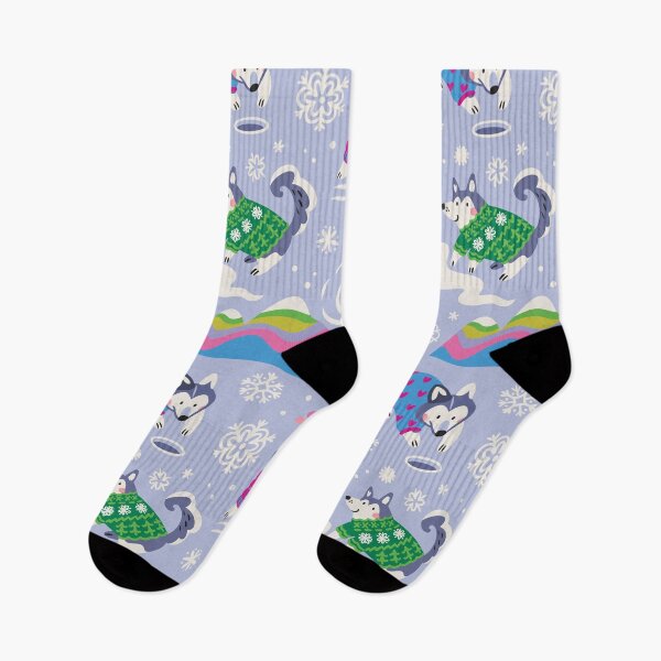 Item preview, Hiking with huskies designed and sold by PenguinHouse.