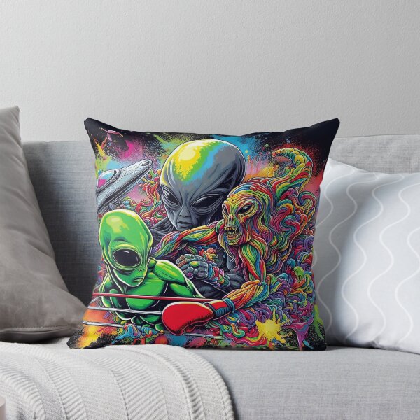 Item preview, Aliens Engaged in a Boxing Match designed and sold by OneMeArt.