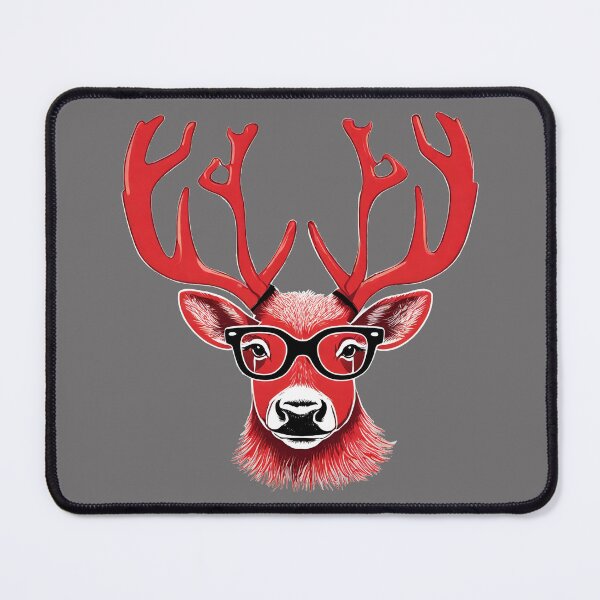 Item preview, Reindeer in glasses designed and sold by StyleSketch.