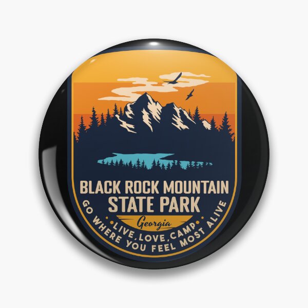 Item preview, Black Rock Mountain State Park Georgia GA Badge Forest and Wilderness  designed and sold by mountainfad.