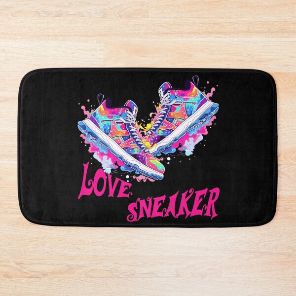 Item preview, Colorful Love sneakers - cool street sneakers designed and sold by WallGemsArt.