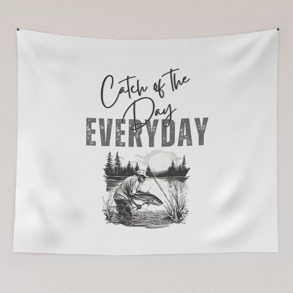 Item preview, Catch of the day everyday fishing designed and sold by BreadnButter97.