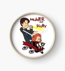 Mulder and Scully Clock