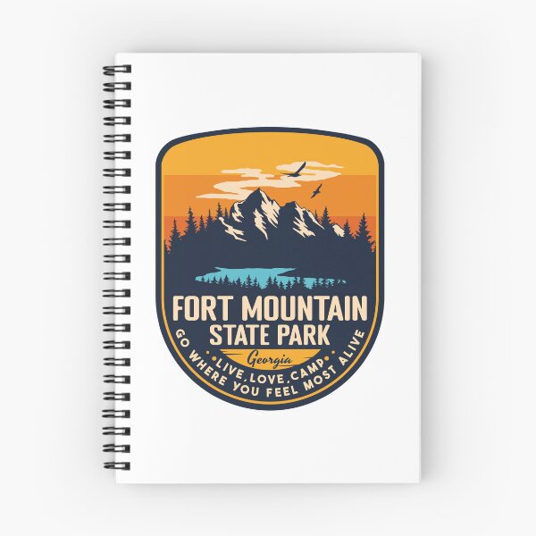 Item preview, Fort Mountain State Park Georgia GA Badge Forest and Wilderness  designed and sold by mountainfad.