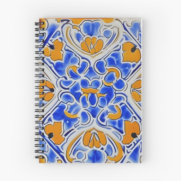 Item preview, Orange poppies on azulejos designed and sold by Hensfield.