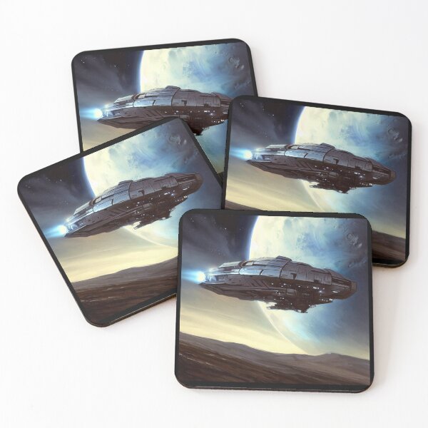 Item preview, SF Orbiting Spaceship 2 designed and sold by CrankyOldDude.