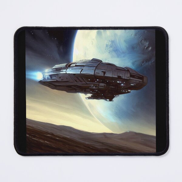 Item preview, SF Orbiting Spaceship 2 designed and sold by CrankyOldDude.