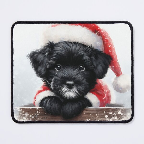 Item preview, Cute dog in Santa outfit designed and sold by KateBlakeO.