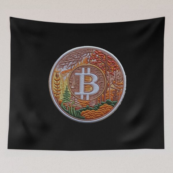 Item preview, Bitcoin Holder sticker Loves Bitcoin BTC Sticker  designed and sold by Master-Print.