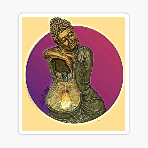 Item preview, Golden lying Buddha  designed and sold by JaseArt.