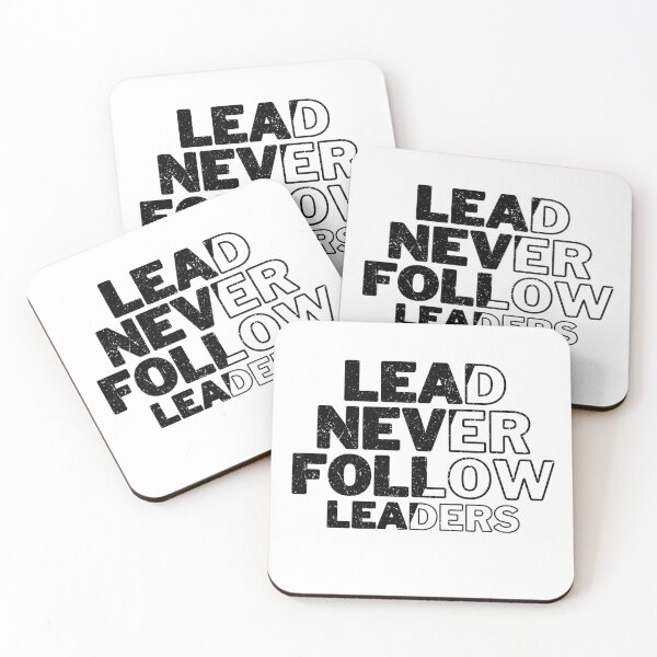 Item preview, Never Lead Leaders Sticker designed and sold by LumbardaDesigns.