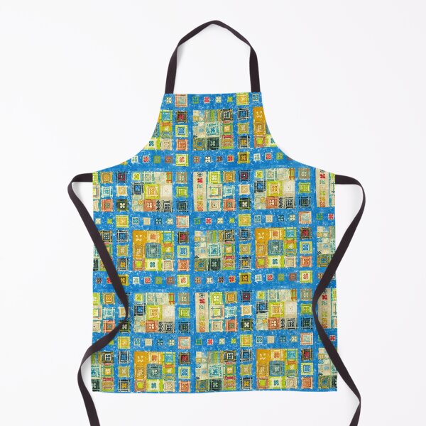 Item preview, Multicoloured textural tiles designed and sold by MoisOneOffs.