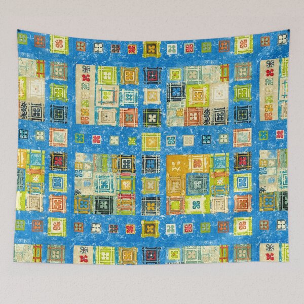 Item preview, Multicoloured textural tiles designed and sold by MoisOneOffs.