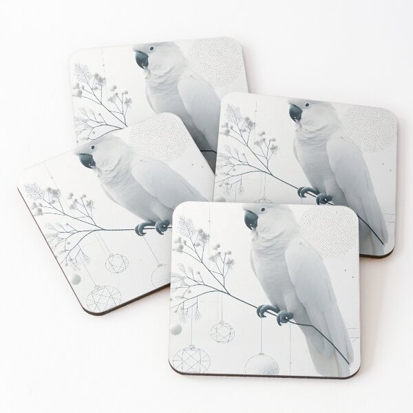 Item preview, Minimalist Australian Cockatoo Christmas Card – Celebrate with Native Australian Birds designed and sold by wildstraya.