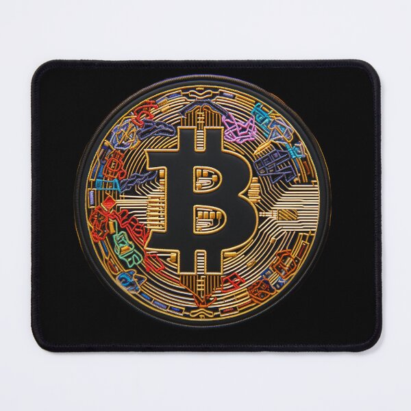 Aperçu de l'œuvre Bitcoin Crypto - Bitcoin Btc Crypto-monnaie créée et vendue par Master-Print.