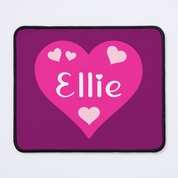 Item preview, Ellie Name Pink Heart designed and sold by Jeallan Designs.