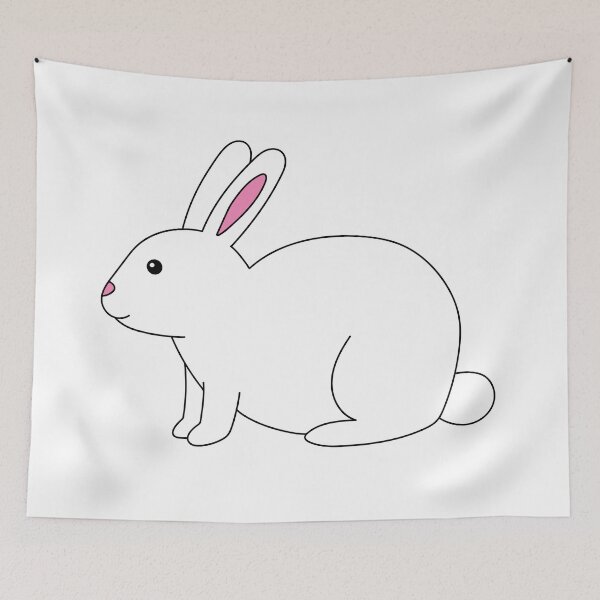 Item preview, Cute White Rabbit designed and sold by JefimijaT.