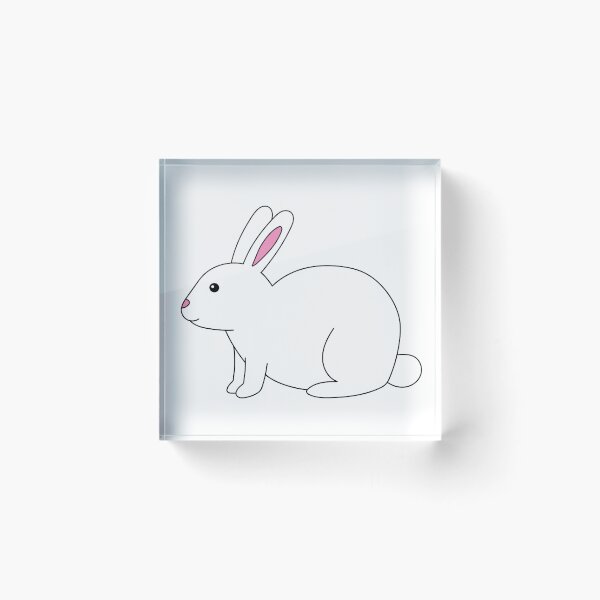 Item preview, Cute White Rabbit designed and sold by JefimijaT.